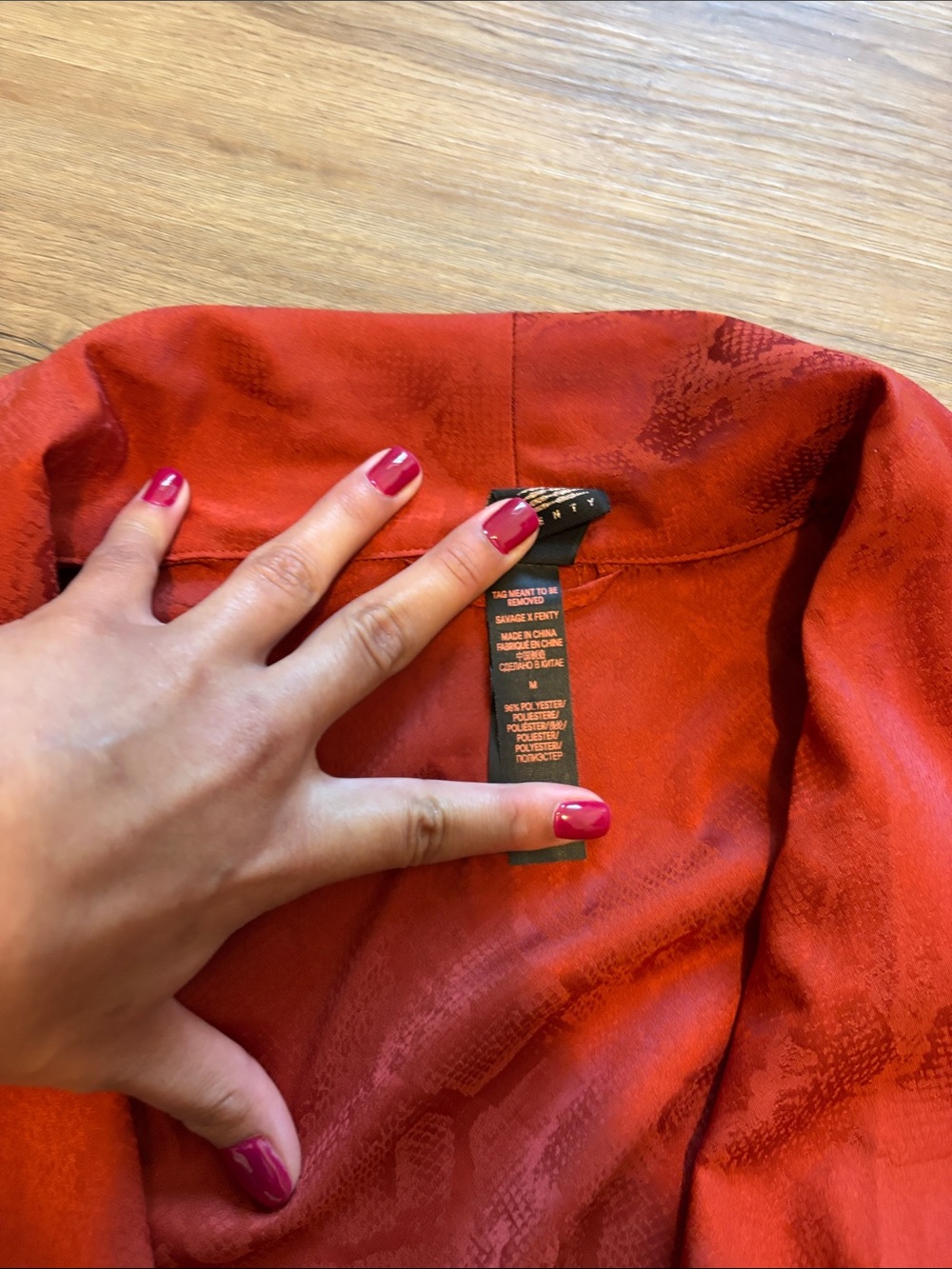 Burnt Orange Robe - Unisex - Picture 4 of 5